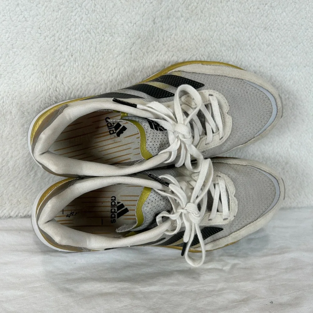 Adidas‎ Adizero Boston 10 Running Shoes Womens White Gold GY0905 Size 5